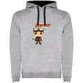 Miniatyrbillede 1 af 3: Kruskis Chibi Spearfisher Two-colour Hættetrøje Grå L Mand