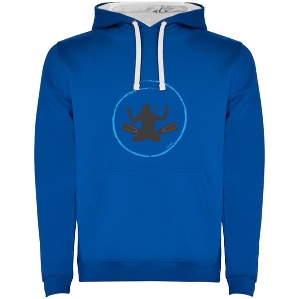 Kruskis Diver Zen Two-colour Hættetrøje Blå 3XL Mand