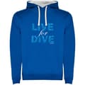 Miniatyrbillede 1 af 4: Kruskis Live For Dive Two-colour Hættetrøje Blå 3XL Mand