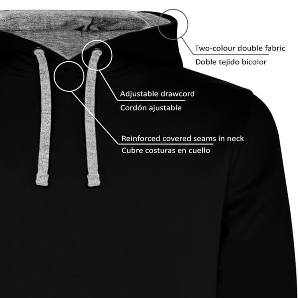 Kruskis Spearfishing Dna Two-colour Hættetrøje Sort XL Mand