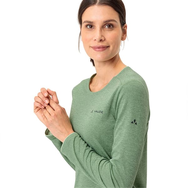 Vaude Essential T-shirt Med Lång ärm Grönt 38 Kvinna