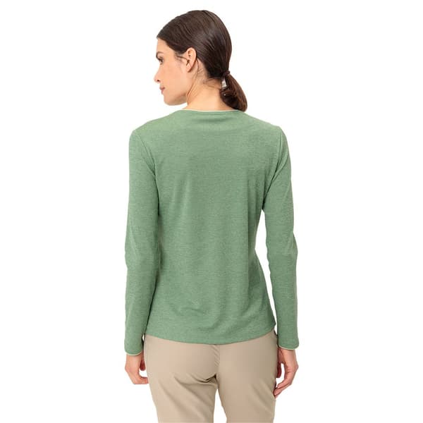 Vaude Essential T-shirt Med Lång ärm Grönt 38 Kvinna