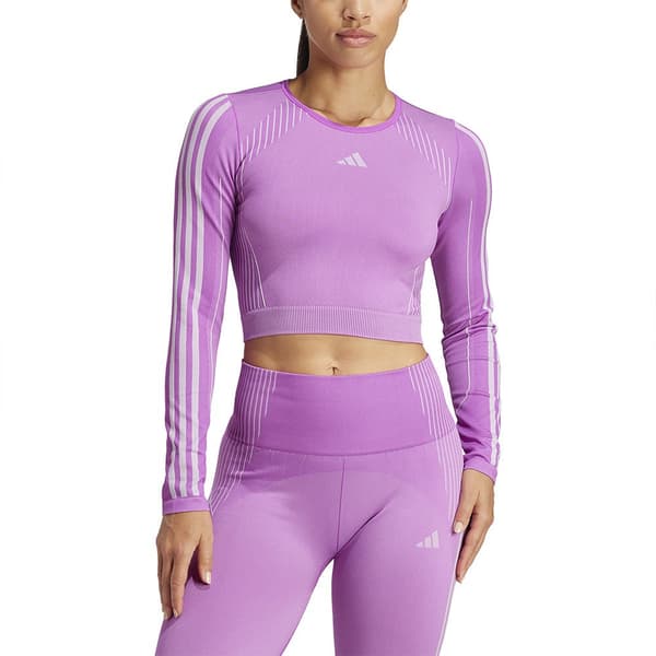 Adidas Knit T-shirt Med Lange ærmer  L Kvinde