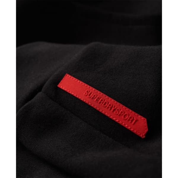Superdry Sport Tech Logo Loose Tröja Med Huva Svart S Man