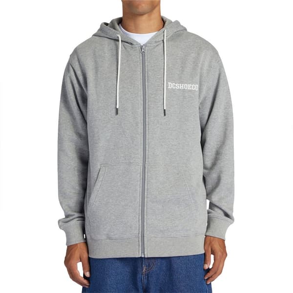 Dc Shoes Baseline Sweatshirt Med Dragkedja Grå L Man