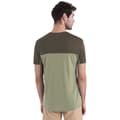 Miniatyrbillede 2 af 8: Icebreaker Merino 125 Cool-lite Sphere Iii Colour Block T-shirt Med Korte ærmer Grøn S Mand