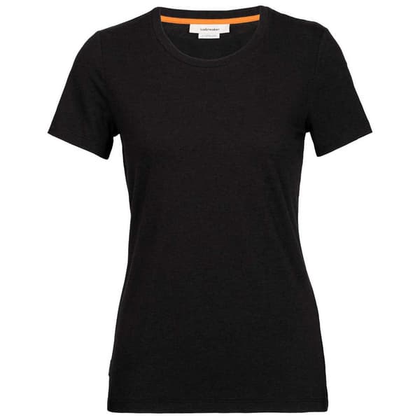 Icebreaker Central Classic T-shirt Med Korte ærmer Sort XL Kvinde