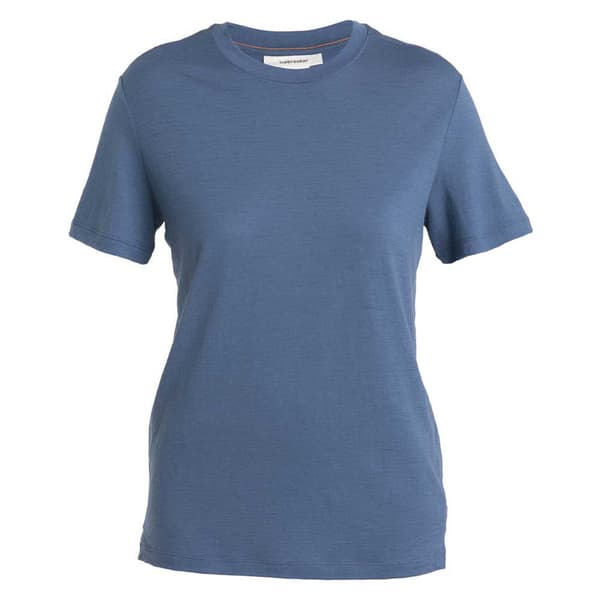 Icebreaker Merino 150 Tech Lite Iii Relaxed T-shirt Med Korte ærmer Blå M Kvinde