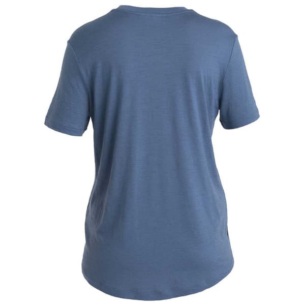 Icebreaker Merino 150 Tech Lite Iii Relaxed T-shirt Med Korte ærmer Blå M Kvinde