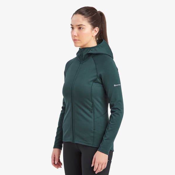 Montane Protium Tröja Med Huva Grönt S Kvinna