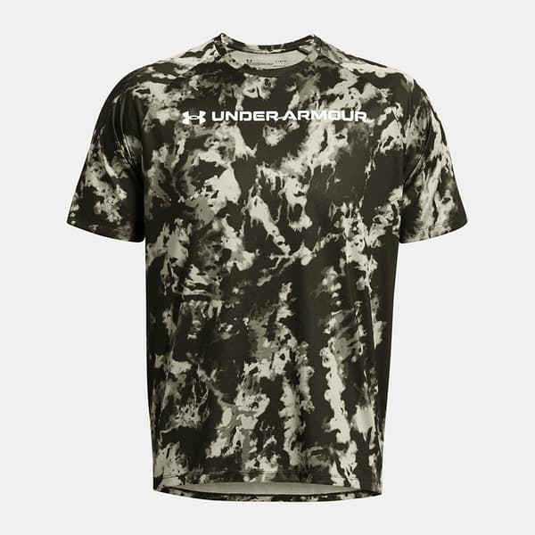 Under Armour Tech Abc Camo Lyhythihainen T-paita L / Regular Mies