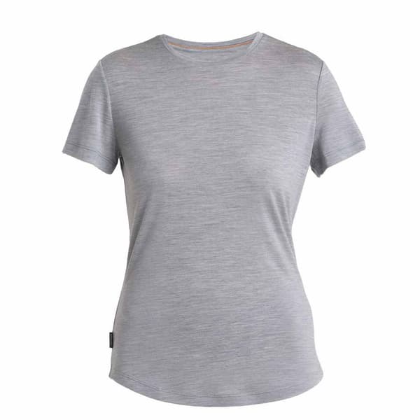 Icebreaker Merino 125 Cool-lite Sphere Iii T-shirt Med Korte ærmer Grå M Kvinde