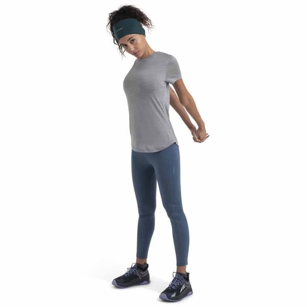 Icebreaker Merino 125 Cool-lite Sphere Iii T-shirt Med Korte ærmer Grå M Kvinde