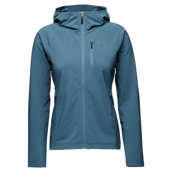Black Diamond Coefficient Storm Sweatshirt Med Dragkedja Blå M Kvinna