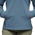 Miniatyrbild 5 av 6: Black Diamond Coefficient Storm Sweatshirt Med Dragkedja Blå M Kvinna