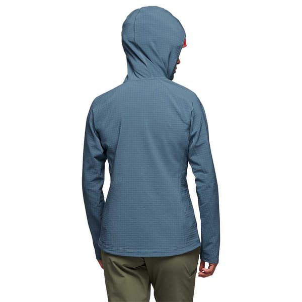 Black Diamond Coefficient Storm Sweatshirt Med Dragkedja Blå M Kvinna