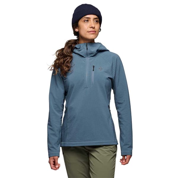 Black Diamond Coefficient Storm Sweatshirt Med Dragkedja Blå M Kvinna