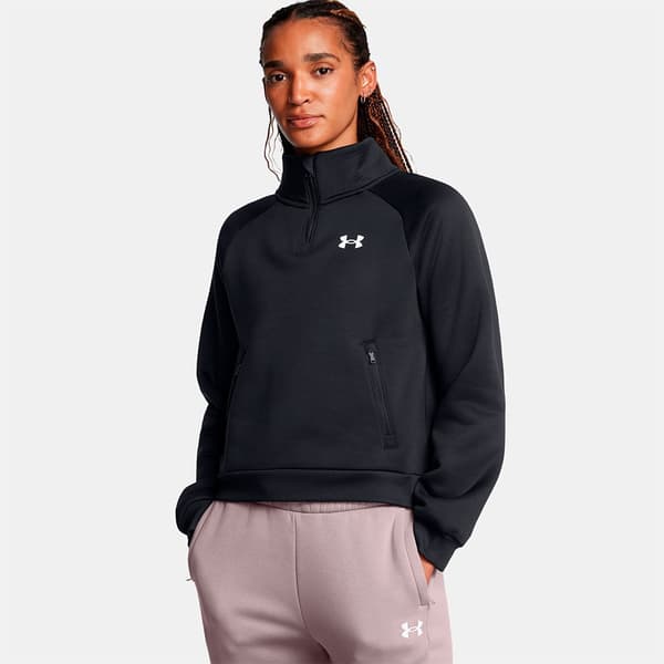 Under Armour Fleece Pro Collegepaita Puolivetoketjulla  XS Nainen