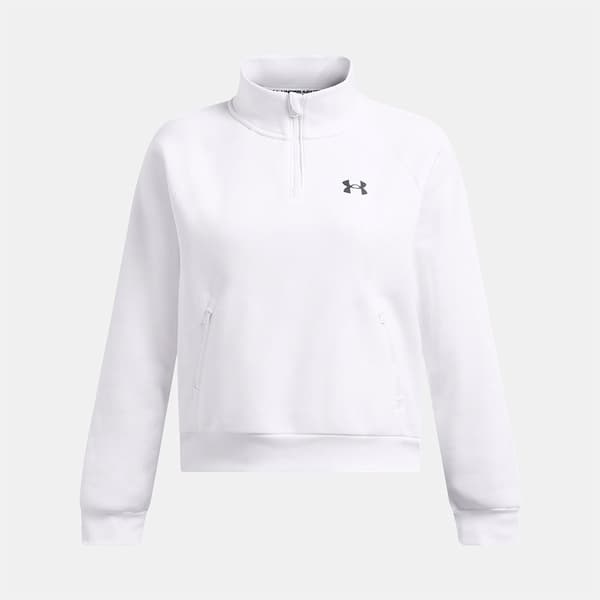 Under Armour Fleece Pro Halv Lynlås Sweatshirt  M Kvinde