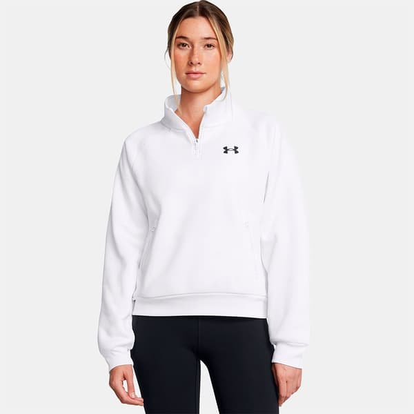 Under Armour Fleece Pro Halv Lynlås Sweatshirt M Kvinde