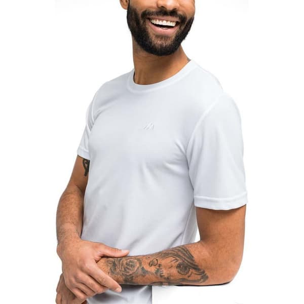 Maier Sports Walter T-shirt Med Korte ærmer Hvid 7XL Mand