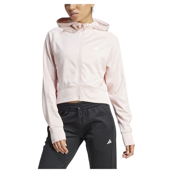 Adidas Aeroready Game And Go Fleece Træningsjakke  S Kvinde