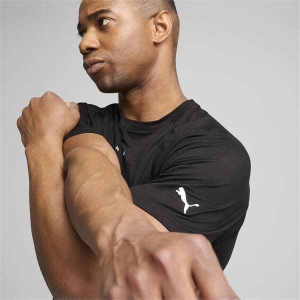 Puma Energy Cloudspun Mesh T-shirt Med Korta ärmar Svart S Man