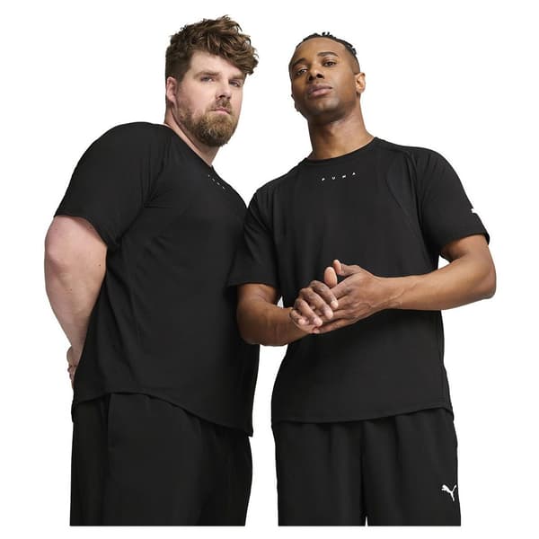 Puma Energy Cloudspun Mesh T-shirt Med Korta ärmar Svart S Man