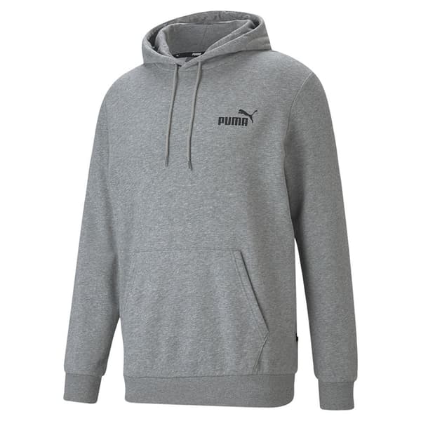 Puma Ess Small Logo Tröja Med Huva Grå L Man