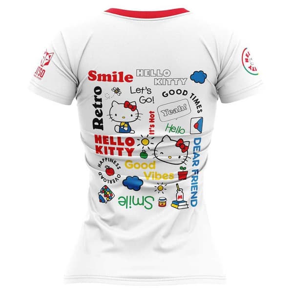 Otso Hello Kitty Smile T-shirt Med Korta ärmar 3XS Kvinna