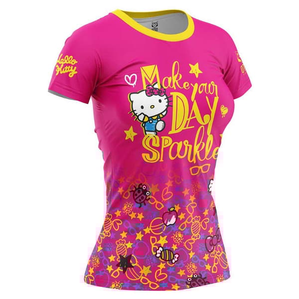 Otso Hello Kitty Sparkle T-shirt Med Korta ärmar  3XS Kvinna