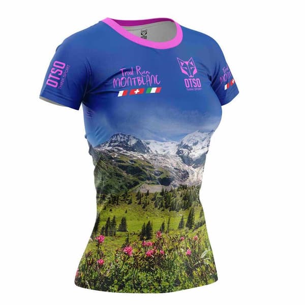 Otso Trail Run Montblanc T-shirt Med Korta ärmar  XS Kvinna