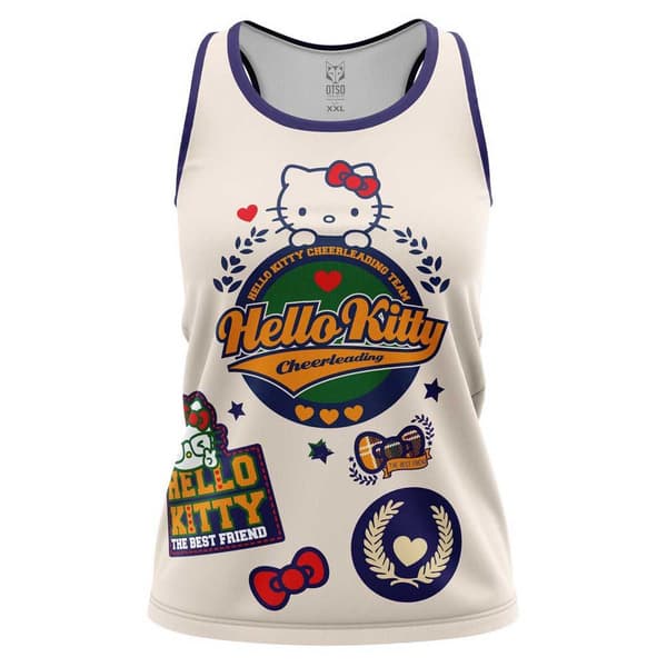 Otso Hello Kitty Cheerleading ärmlös T-shirt  2XS Kvinna