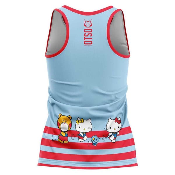 Otso Hello Kitty Stripes ærmeløs T-shirt XS Kvinde