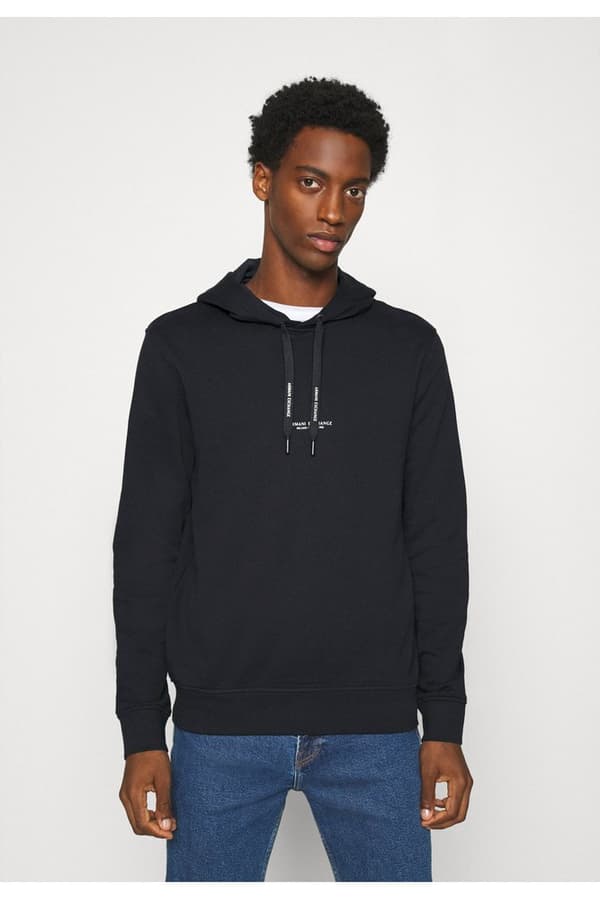 Armani Exchange 8nzm94-zjkrz Tröja Med Huva Blå M Man