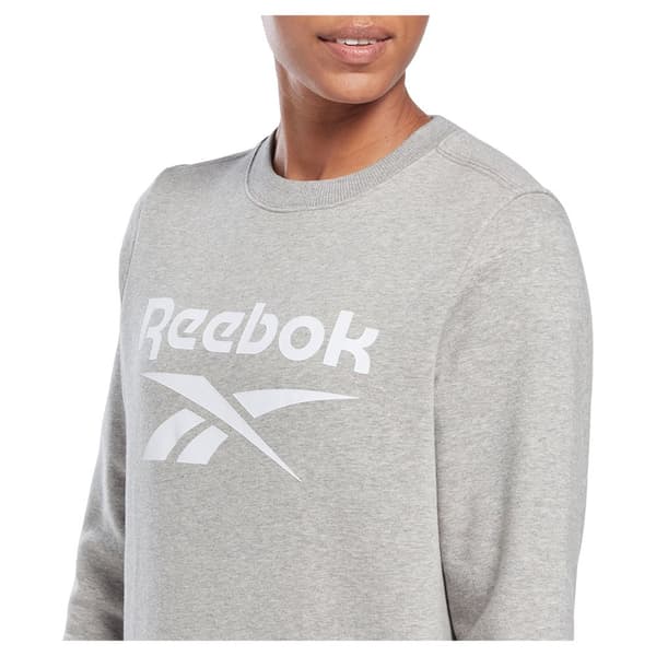 Reebok Ri Bl Fleece Crew Tröja Grå M Kvinna