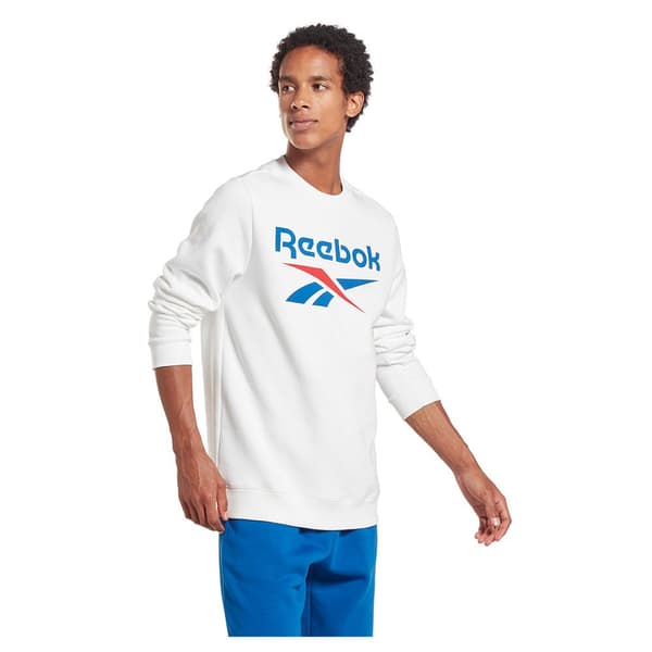 Reebok Ri Flc Big Logo Crew Tröja Vit S Man
