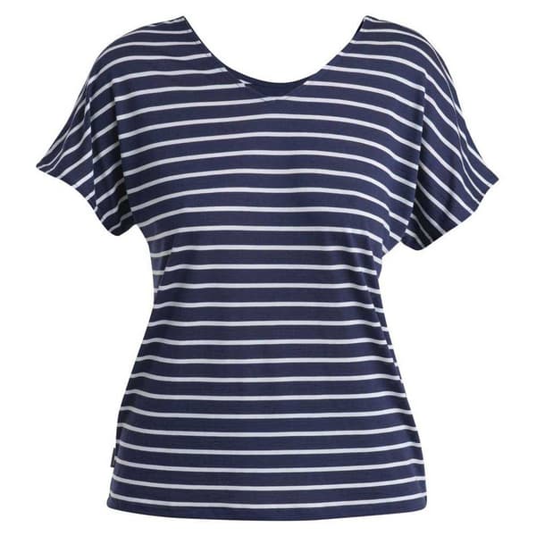 Icebreaker Merino Drayden Reversible T-shirt Med Korte ærmer Flerfarvet S Kvinde