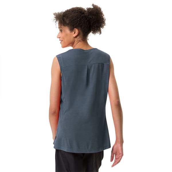 Vaude Skomer Hiking ärmlös T-shirt Blå 34 Kvinna