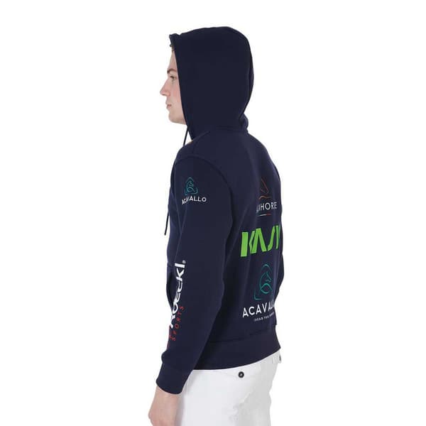 Equestro Multilogo Kokovetoketjullinen Collegepaita  2XL
