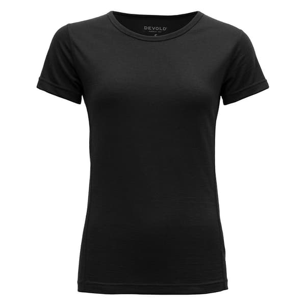 Devold Of Norway Breeze Merino 150 T-shirt Med Korta ärmar Svart M Kvinna