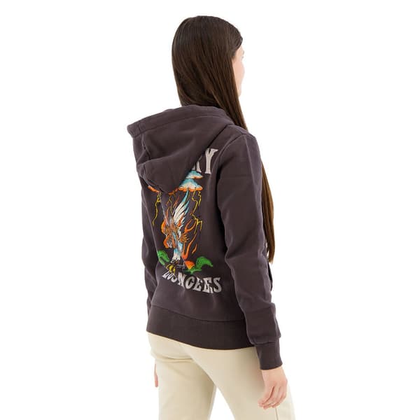 Superdry Tattoo Rhinestone Sweatshirt Med Lynlås Brun S Kvinde