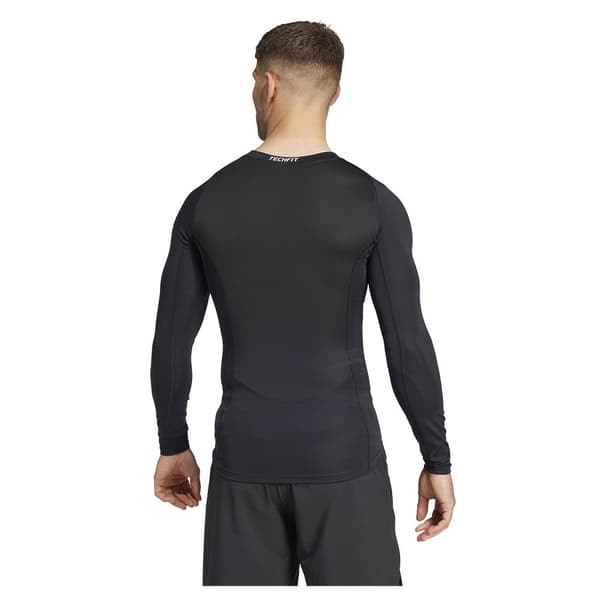 Adidas Techfit Compression T-shirt Med Lång ärm Svart XS / Regular Man