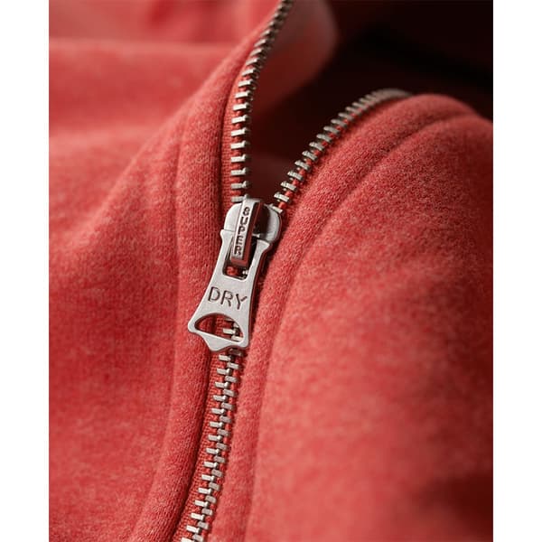 Superdry Essential Logo Sweatshirt Med Dragkedja Röd 2XL Man