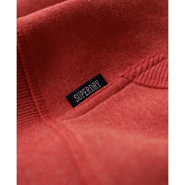 Superdry Essential Logo Sweatshirt Med Dragkedja Röd 2XL Man