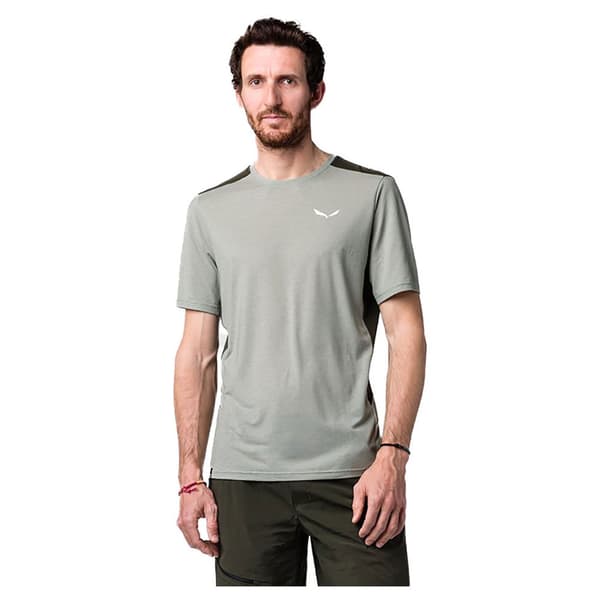 Salewa Puez Hyb Dry T-shirt Med Korta ärmar Grå 2XL Man