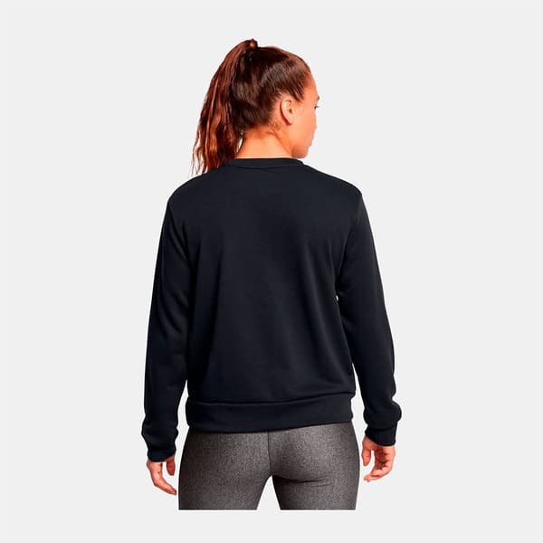 Under Armour Rival Terry Crew T-shirt Med Lång ärm Svart XL Kvinna