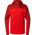Miniatyrbild 3 av 4: Haglofs Roc Flash Mid Sweatshirt Med Dragkedja Röd L Man