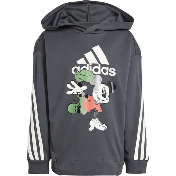 Adidas Disney Mickey Mouse Tröja Med Huva Grå 6-7 Years Pojke