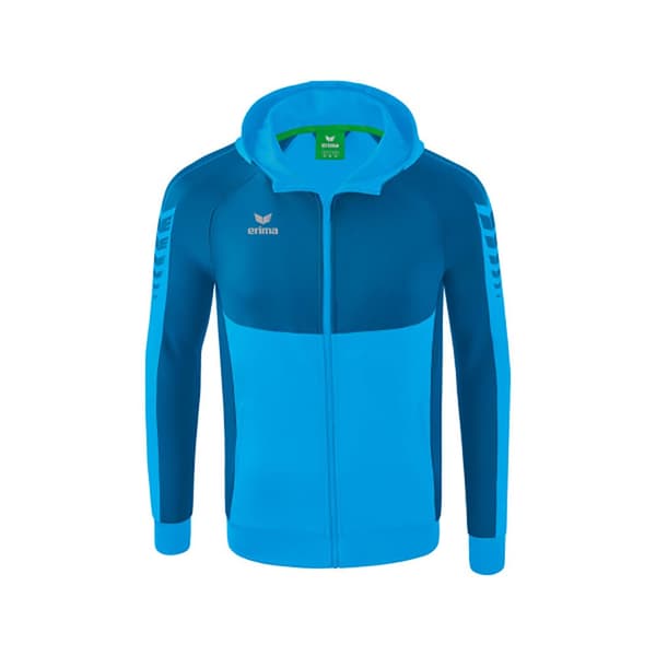 Erima Six Wings Training Sweatshirt Med Lynlås Blå L Mand